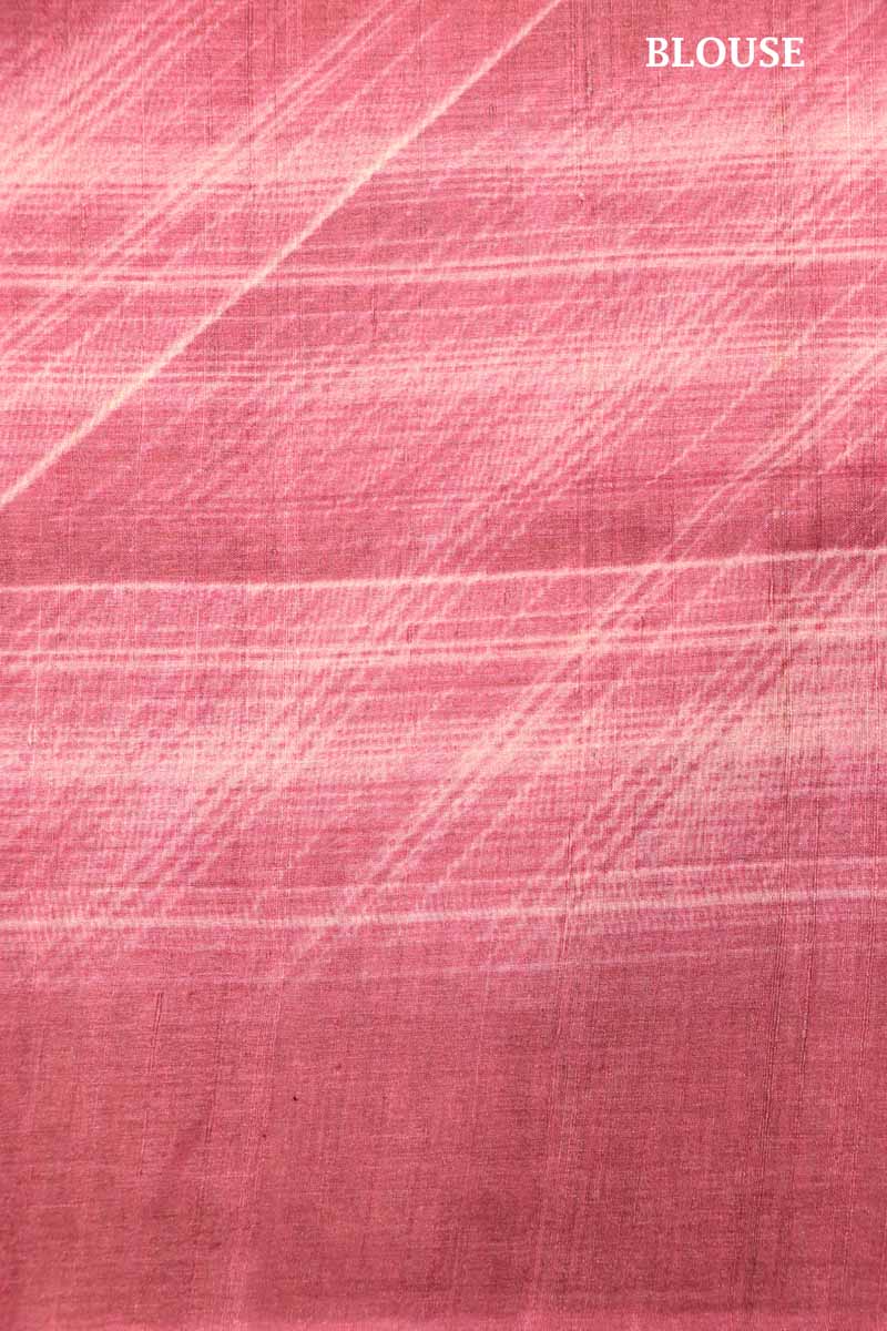 Handloom Printed Tussar Silk Saree AI209183